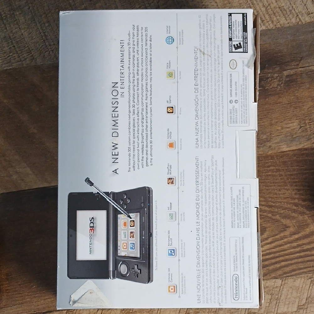 Nintendo 3DS Black Console Complete In Box - Tested & Working - Picture 6 of 15